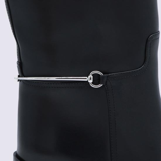  구찌 부츠 가죽  블랙 - GUCCI