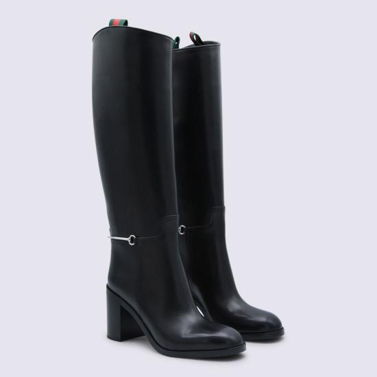  구찌 부츠 가죽  블랙 - GUCCI