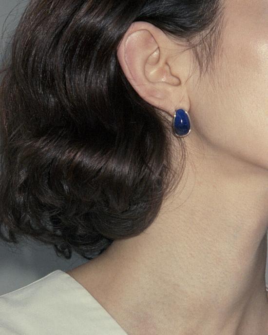  루스 오르티스 이어링 루즈 오리츠 라피스 미즈너 귀걸이 - LUZ ORTIZ