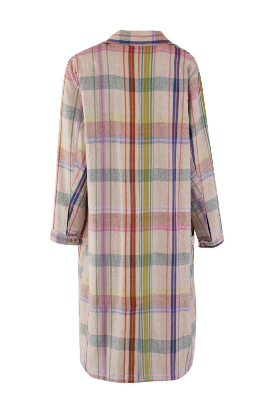  RUJUTA SHETH 트렌치 코트 루주타 셰스 바니 트렌치 쿨피 첵스 트렌치 - OTHER BRANDS