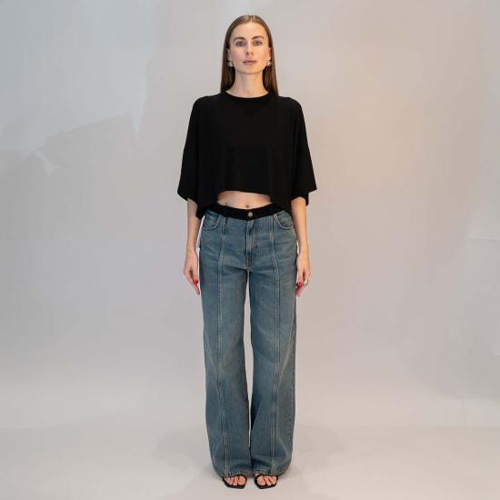  하이쿠레 데님 팬츠 피스 진 라군 워시 - HAIKURE