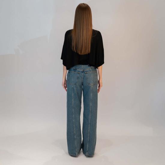  하이쿠레 데님 팬츠 피스 진 라군 워시 - HAIKURE