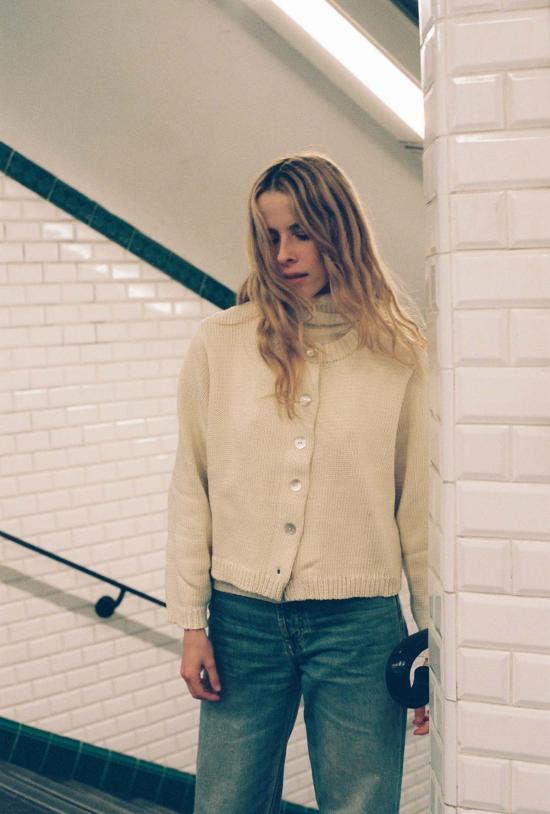  마리아 스탠리 가디건 청키 코튼 - MARIA STANLEY