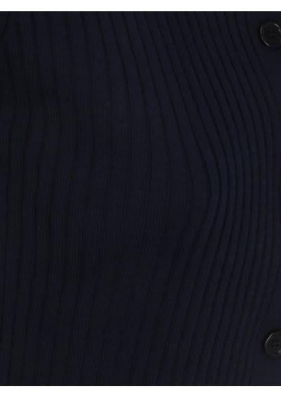  끌로에 블라우스 골지 니트 긴팔 상의 (블루) - CHLOE