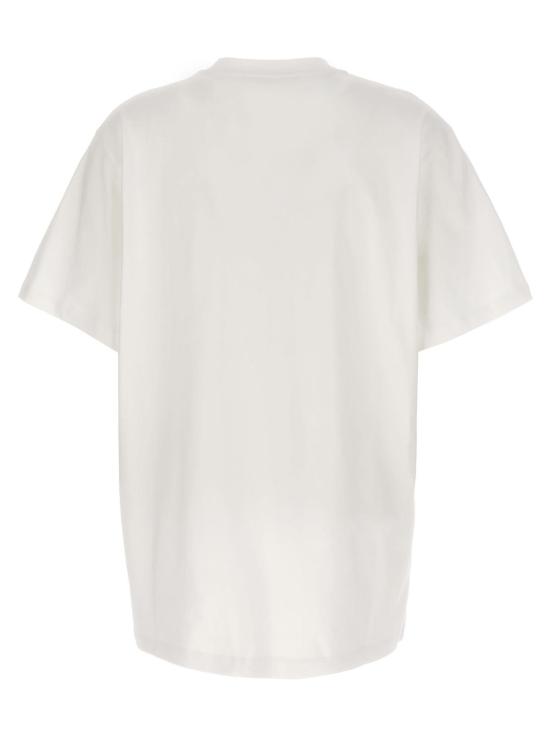  스텔라 맥카트니 반팔 티셔츠 스텔라 매카트니 아이코닉 스텔라 로고 티셔츠 퓨어 화이트 - STELLA MCCARTNEY