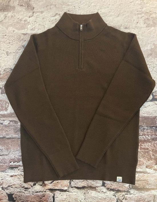  메르츠 비 슈바넨 스웨터 Merz B. Schwanen Mwxp04 하프 집업 클래식 핏 메리노 골지