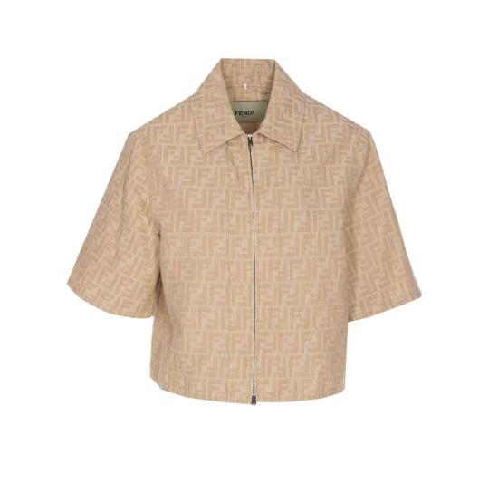  펜디 데님 자켓 FF 로고 데님 재킷 라피아 25