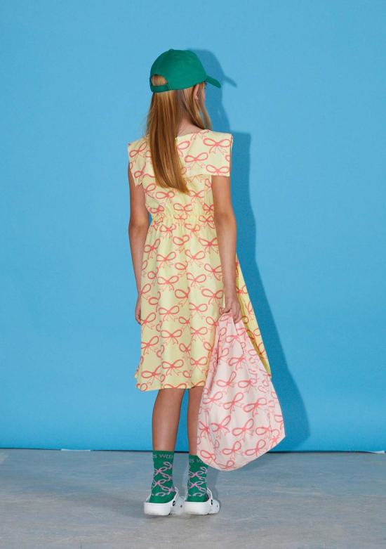  [키즈] 위켄드 하우스 키즈 원피스 키즈  보우 드레스 소프트 옐로우 - WEEKEND HOUSE KIDS