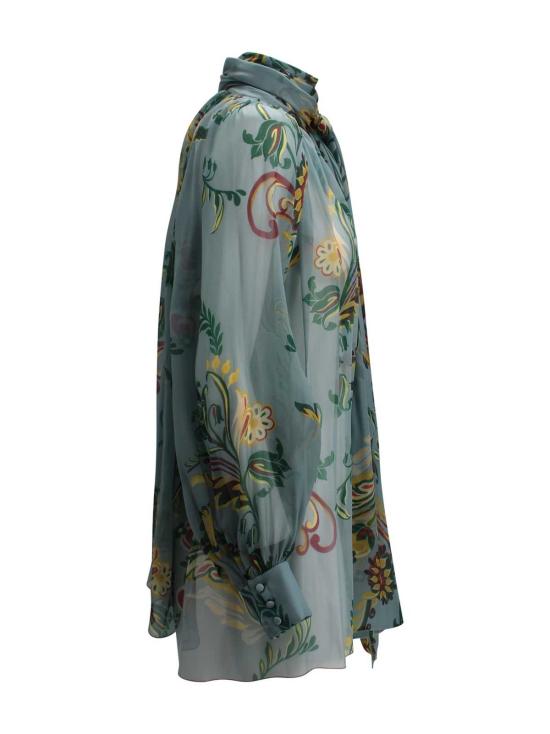  에트로 블라우스 블루 - ETRO