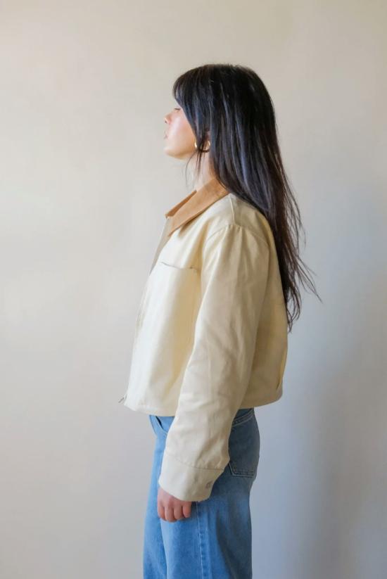  Laurel 자켓 로렐 캔버스 크롭 재킷 - OTHER BRANDS