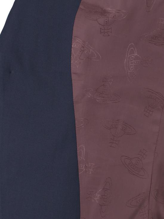  비비안웨스트우드 수트 자켓 비비안 웨스트우드 원버튼 재킷 네이비 블루 - VIVIENNE WESTWOOD