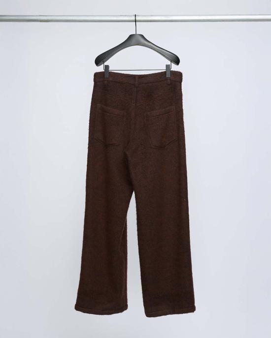  송포더뮤트 트레이닝/조거 팬츠 Song For The Mute 와이드 레그  브라운 - SONG FOR THE MUTE