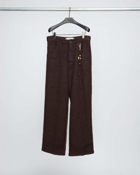  송포더뮤트 트레이닝/조거 팬츠 Song For The Mute 와이드 레그  브라운 - SONG FOR THE MUTE