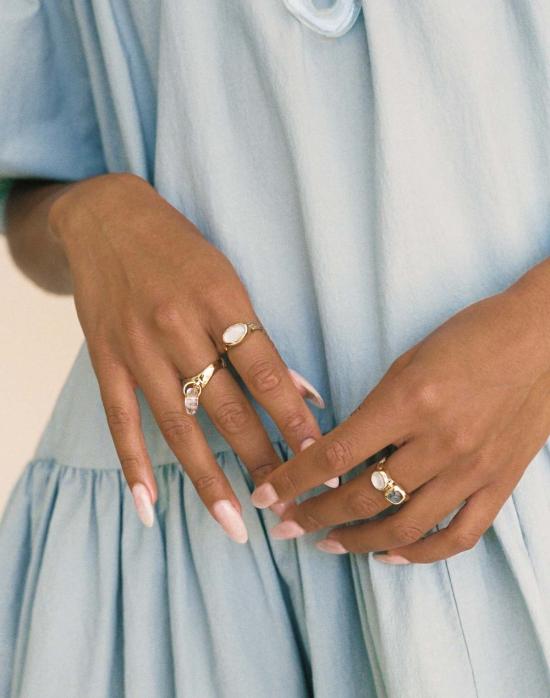  클레드 반지 도넛 드롭링 골드/실버 - CLED