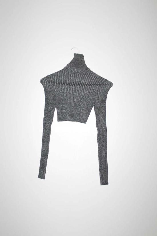  주주 민소매 티셔츠 지우 지우 논나 크롭 - GIU GIU