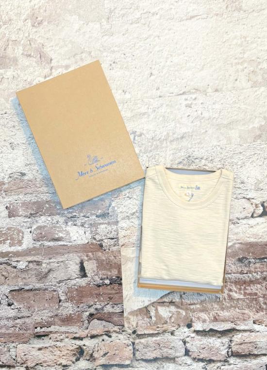  메르츠 비 슈바넨 반팔 티셔츠 Merz B. Schwanen 1940년대 4.6Oz 릴렉스핏 티셔츠