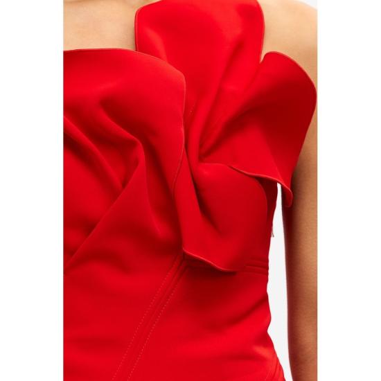  아클레어 롱 원피스 아클러 에셔 맥시 드레스 체리 - ACLER