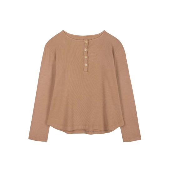  le petit germain 긴팔 티셔츠 키즈 르 쁘띠 제르맹 아치 티셔츠 파우더