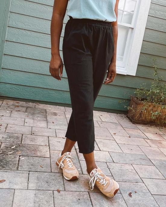  PO-EM 스트레이트 팬츠 포엠 덱  뉴문 블랙 - OTHER BRANDS