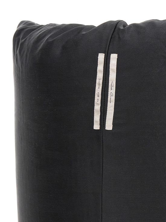  릭 오웬스 코트 도넛 카울 케이프 블랙 - RICK OWENS