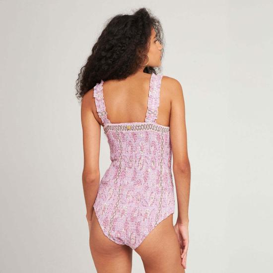  안틱 바틱 바디수트 티셔츠 앤틱 바틱 플라비 보디수트 - Antik Batik