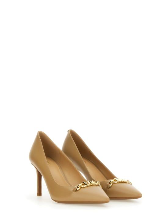  마이클 코어스 힐/펌프스 로고 데콜테 힐 카멜 - MICHAEL KORS