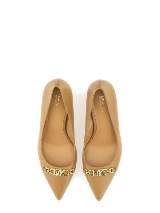  마이클 코어스 힐/펌프스 로고 데콜테 힐 카멜 - MICHAEL KORS