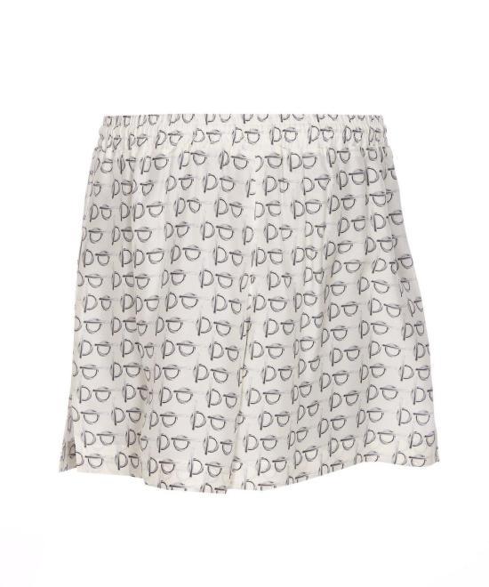  버버리 숏팬츠 드로스트링 올오버 프린트 쇼츠 - BURBERRY