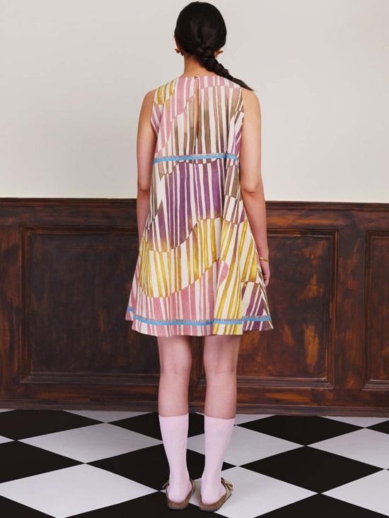  이키비 숏 원피스 21절 미니 코튼 드레스 멀티 컬러 - IKKIVI