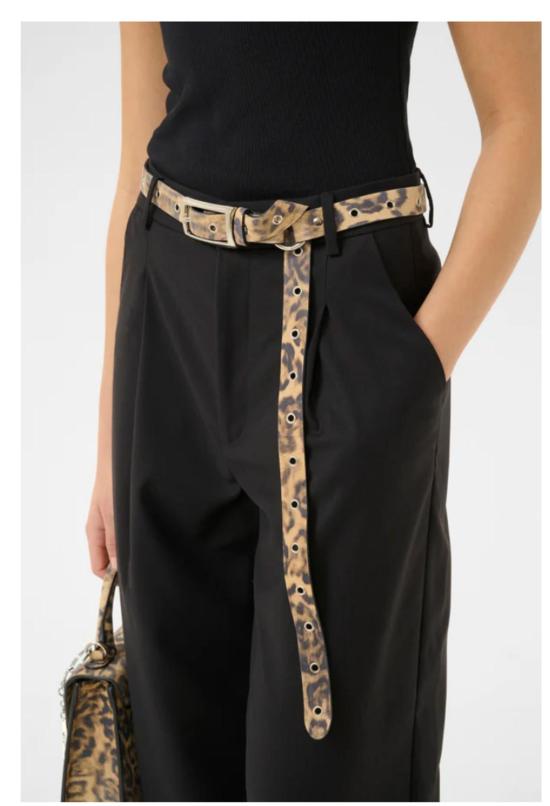  게스투즈 레귤러 벨트 레티  레오파드 - GESTUZ