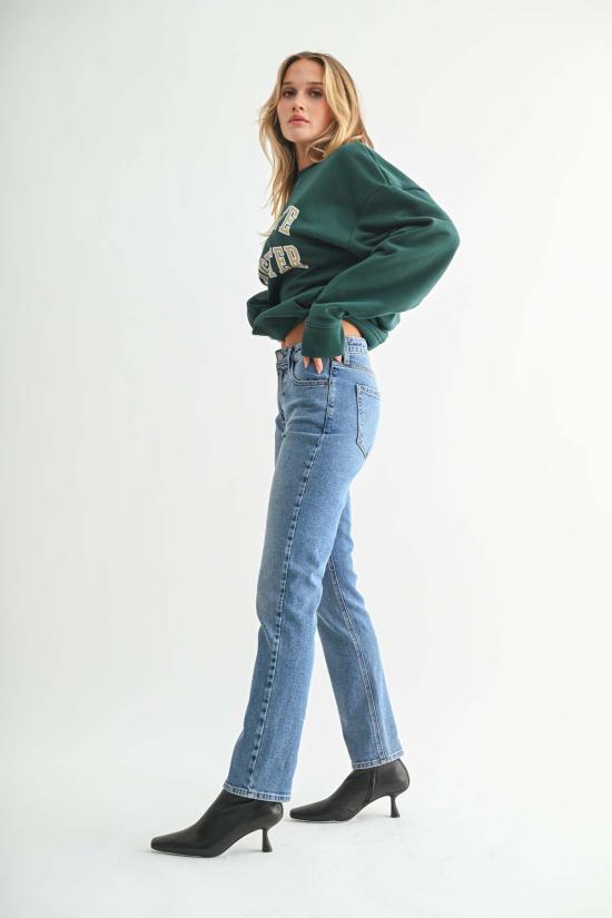  저스트 블랙 데님 데님 팬츠 스키니 펜슬 진 미디엄 데님 - JUST BLACK DENIM