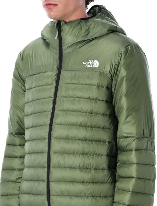 노스페이스 패딩 테라 피크 단열 후드 재킷 밀리터리 그린 - NORTH FACE