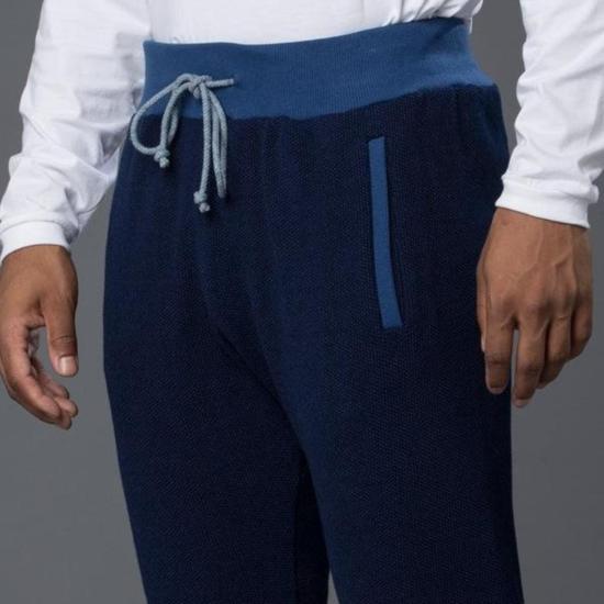  타데우스 오닐 트레이닝/조거 팬츠 태디어스 오닐 인디고 메쉬 스웨트팬츠 - THADDEUS ONEIL