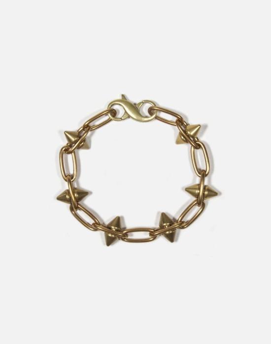  레이어스 팔찌 스파이크  골드