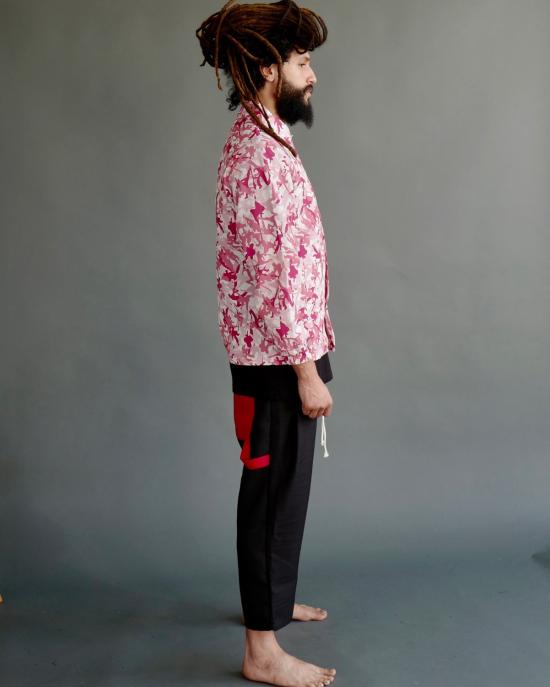  DFYNT 자켓 Dfynt 쿵푸 카모 코치 재킷 핑크 - OTHER BRANDS