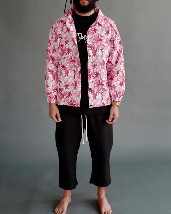  DFYNT 자켓 Dfynt 쿵푸 카모 코치 재킷 핑크 - OTHER BRANDS