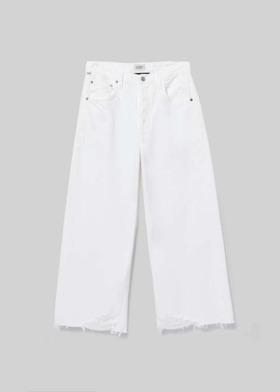  시티즌 오브 휴머니티 크롭 팬츠 시티즌스 오브 휴머니티 아일라 로우 헴 크롭 진 - CITIZEN OF HUMANITY