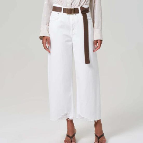  시티즌 오브 휴머니티 크롭 팬츠 시티즌스 오브 휴머니티 아일라 로우 헴 크롭 진