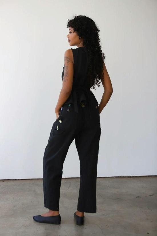  Noble 스트레이트 팬츠 노블 초어 팬츠 블랙 - OTHER BRANDS