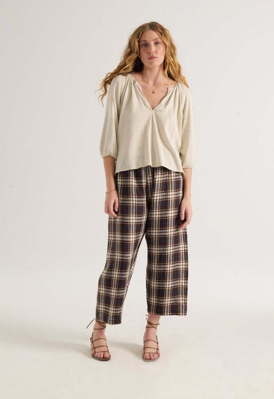  Loup Charmant 블라우스 루프 샤르망 농부 탑 오트밀 헤더