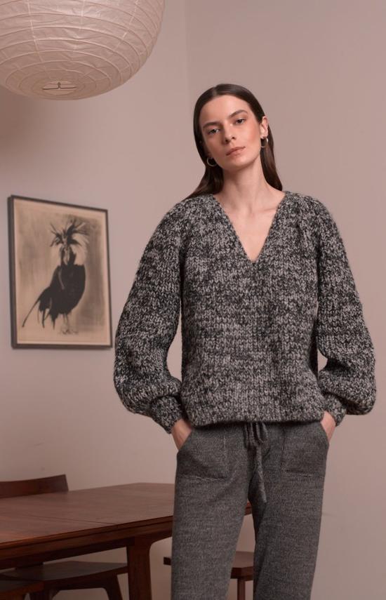  ELEVEN SIX 스트레이트 팬츠 일레븐 식스 리디아 트랙 팬츠 솔트 앤 페퍼