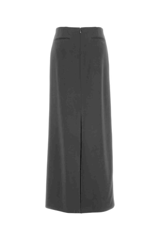  펜디 롱 스커트 스트레치 캐디  블랙 - FENDI