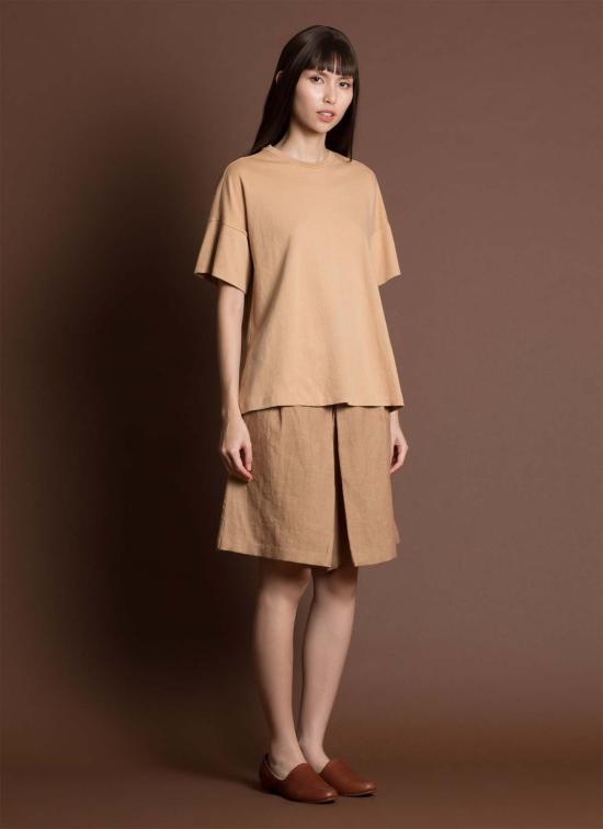  KAAREM 반팔 티셔츠 카렘 남 X 와일드플라워 드롭 숄더 티 클레이 - OTHER BRANDS