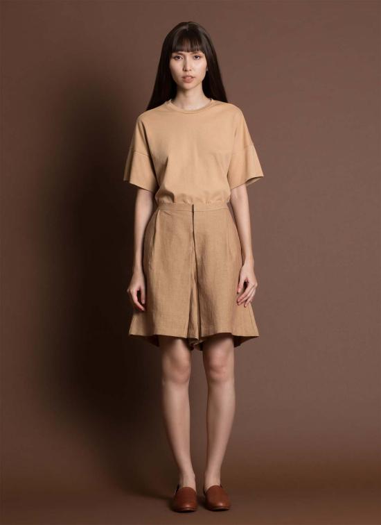  KAAREM 반팔 티셔츠 카렘 남 X 와일드플라워 드롭 숄더 티 클레이 - OTHER BRANDS