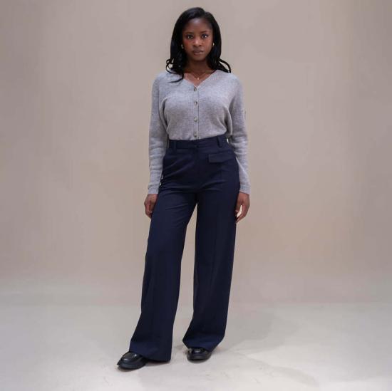  바움 운드 페르드가르텐 스트레이트 팬츠 Baum und Pferdgarten Nilo 바지 바리톤 블루