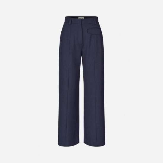  바움 운드 페르드가르텐 스트레이트 팬츠 Baum und Pferdgarten Nilo 바지 바리톤 블루 - BAUM UND PFERDGARTEN