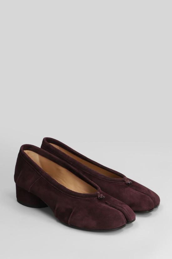  마르지엘라 플랫 슈즈 Maison Margiela 타비 발레 플랫 비올라 - MAISON MARGIELA