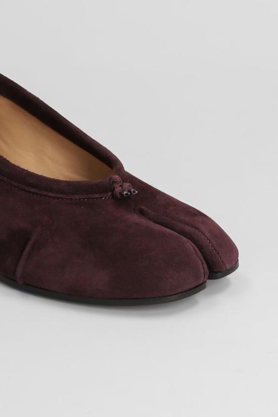  마르지엘라 플랫 슈즈 Maison Margiela 타비 발레 플랫 비올라 - MAISON MARGIELA