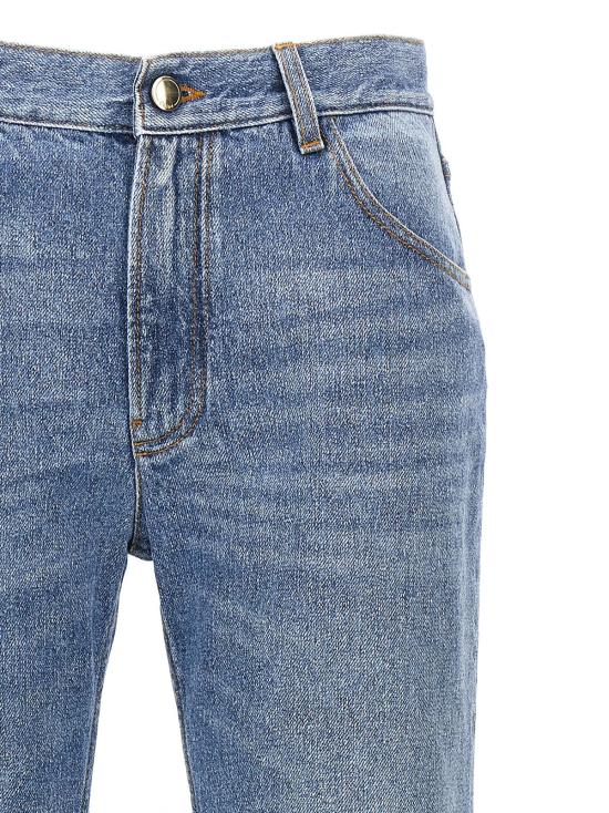  끌로에 데님 팬츠 크롭 데님 진 라이트 블루 - CHLOE