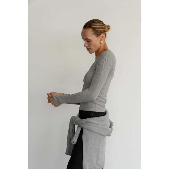  도니 긴팔 티셔츠 . 포인텔 롱슬리브 탑 - DONNI.